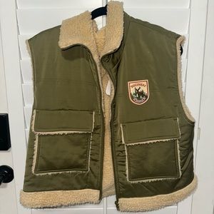NWT Elodie Puff/Sherpa Vest